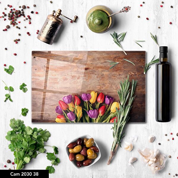 Pratik Dekor Kesme Tahtası